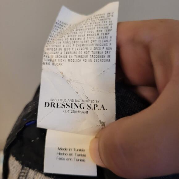 Class Roberto Cavalli Cotton Cashmere Blend Pants Womens 6 Gray Black‎ Trim - Picture 14 of 14